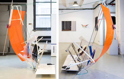 Kansas dream 2018, plexiglas / technika własna, 320 x 210 x 450 cm