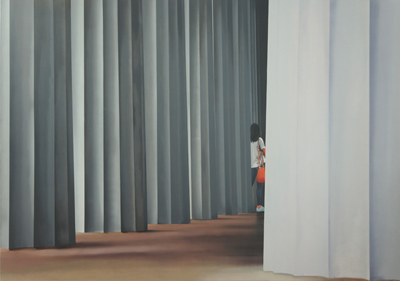 Muzeum CXXXVIII 2019, olej na płótnie, 120 x 170 cm